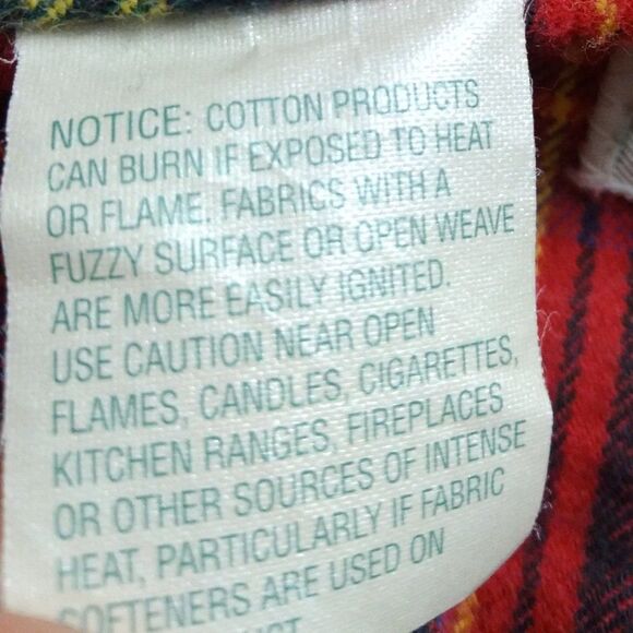 Vintage L.L. Bean Flannel Button Down Shirt - Picture 6 of 8